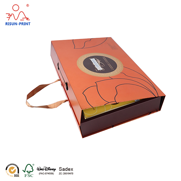 手提式書型月餅盒包裝